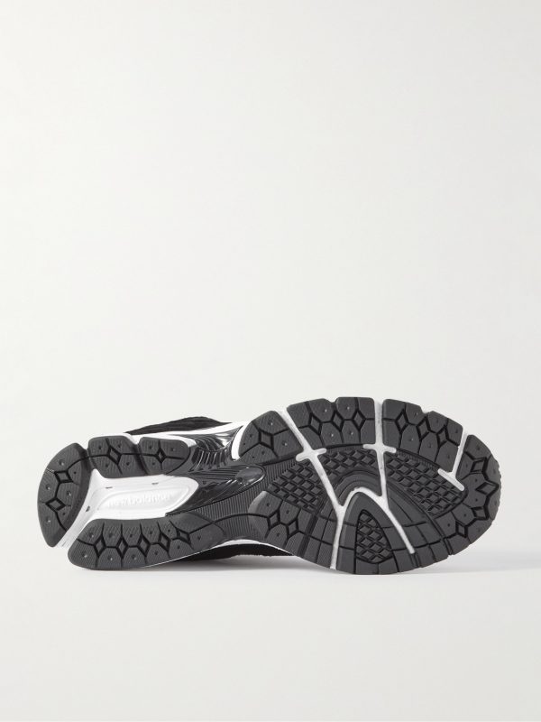 2002R Leather-Trimmed Suede and Mesh Sneakers - E1 2002R Leather-Trimmed Suede and Mesh Sneakers - E1