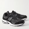 2002R Leather-Trimmed Suede and Mesh Sneakers - FR 2002R Leather-Trimmed Suede and Mesh Sneakers - FR