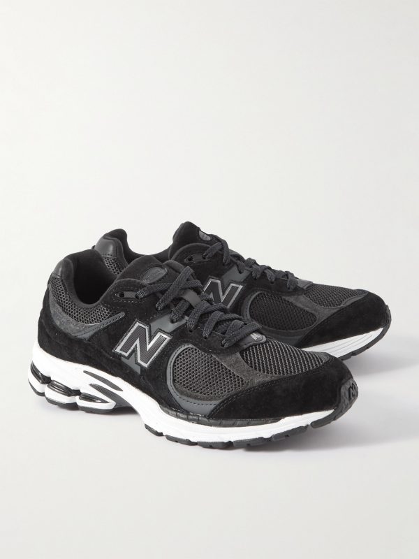 2002R Leather-Trimmed Suede and Mesh Sneakers - FR 2002R Leather-Trimmed Suede and Mesh Sneakers - FR