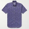 Printed Cotton-Poplin Shirt