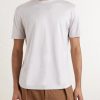 Silk and Cotton-Blend Jersey T-Shirt - FR Silk and Cotton-Blend Jersey T-Shirt - FR