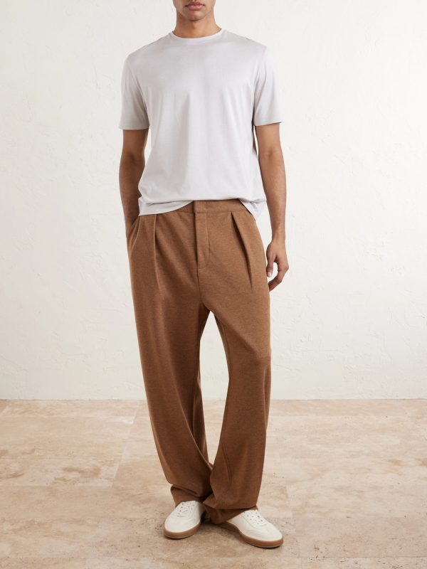 Silk and Cotton-Blend Jersey T-Shirt - OU Silk and Cotton-Blend Jersey T-Shirt - OU