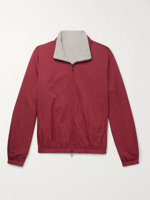 Windmate Reversible Storm System Shell and Cashmere Bomber Jacket Windmate Reversible Storm System Shell and Cashmere Bomber Jacket