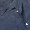Camp-Collar Linen Shirt - CU