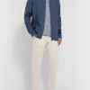 Camp-Collar Linen Shirt - OU