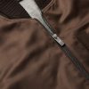 Logo-Embroidered Silk-Satin Bomber Jacket - CU Logo-Embroidered Silk-Satin Bomber Jacket - CU