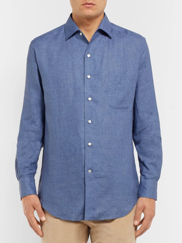 André Slub Linen Shirt - FR André Slub Linen Shirt - FR