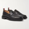 Pebble-Grain Leather Penny Loafers - FR Pebble-Grain Leather Penny Loafers - FR