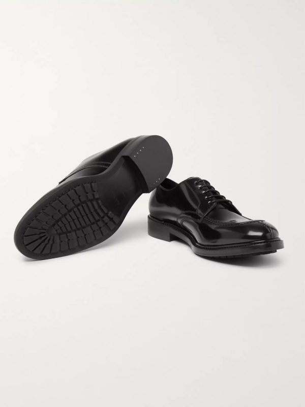 Andrew Polished-Leather Derby Shoes - E2
