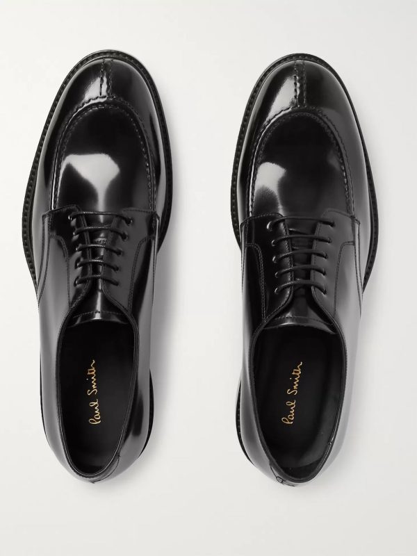 Andrew Polished-Leather Derby Shoes - E3