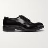 Andrew Polished-Leather Derby Shoes
