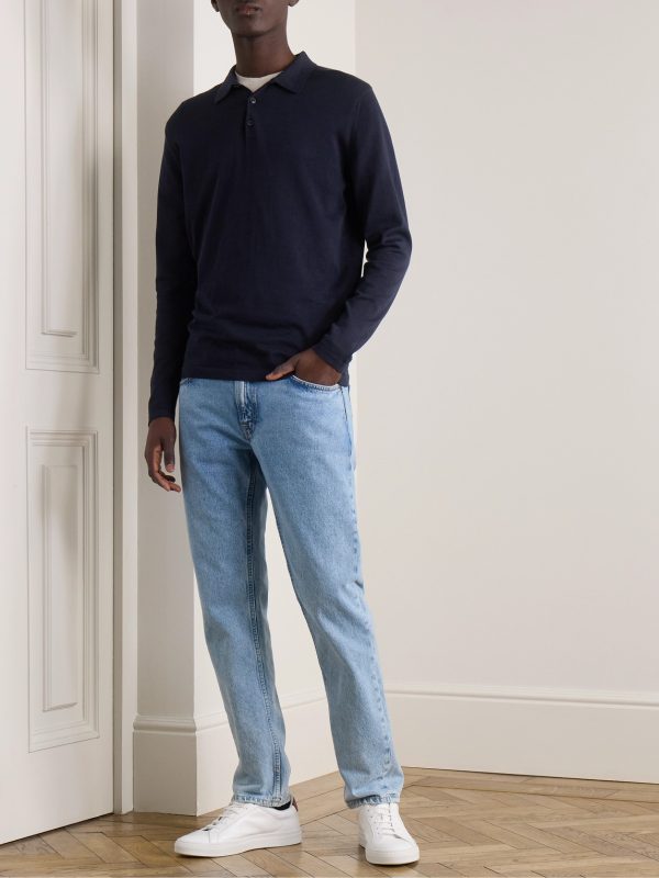 Sea Island Cotton-Jersey Polo Shirt - OU