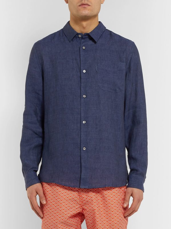 Monaco Mélange Linen Shirt - FR Monaco Mélange Linen Shirt - FR