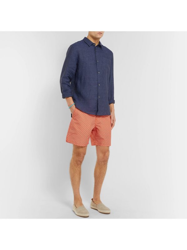 Monaco Mélange Linen Shirt - OU Monaco Mélange Linen Shirt - OU