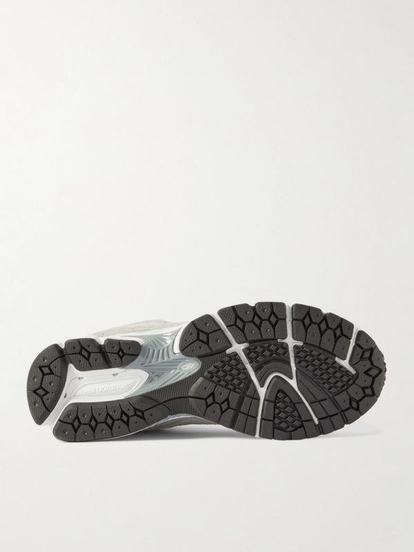 2002R Leather-Trimmed Suede and Mesh Sneakers - E1