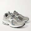 2002R Leather-Trimmed Suede and Mesh Sneakers - FR