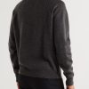 Double-Faced Merino Wool-Blend Sweater - BK Double-Faced Merino Wool-Blend Sweater - BK
