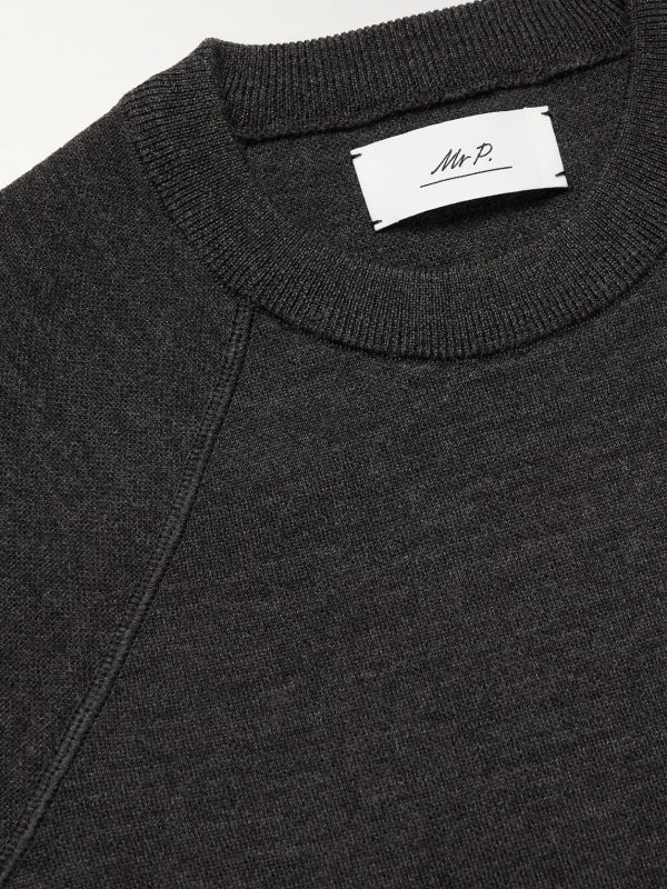 Double-Faced Merino Wool-Blend Sweater - CU Double-Faced Merino Wool-Blend Sweater - CU