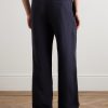 Maryln Straight-Leg Linen and Silk-Blend Trousers - BK