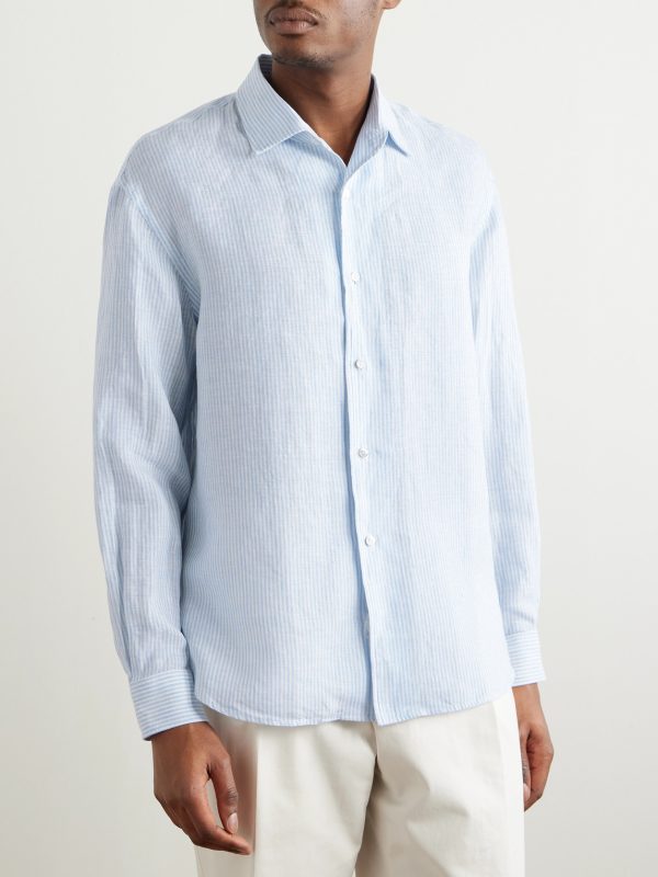 Raffaele Striped Linen Shirt - FR Raffaele Striped Linen Shirt - FR