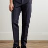 Cedric Tapered Cotton and Linen-Blend Canvas Trousers - FR Cedric Tapered Cotton and Linen-Blend Canvas Trousers - FR