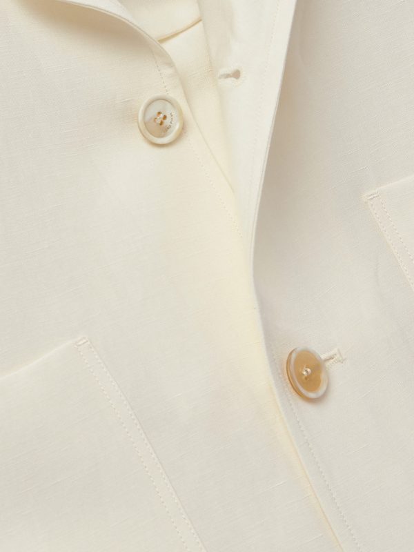 Joele Linen and Silk-Blend Overshirt - CU Joele Linen and Silk-Blend Overshirt - CU