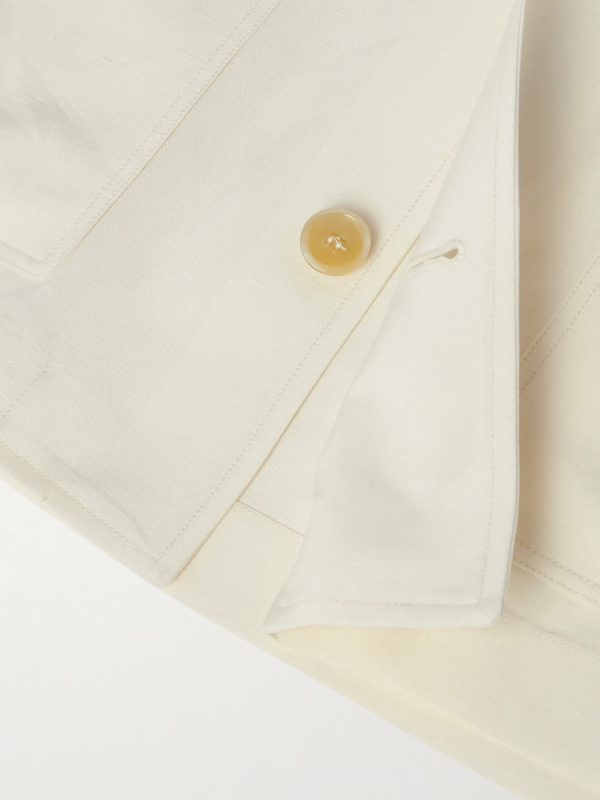 Joele Linen and Silk-Blend Overshirt - E1 Joele Linen and Silk-Blend Overshirt - E1