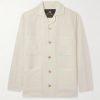 Joele Linen and Silk-Blend Overshirt Joele Linen and Silk-Blend Overshirt