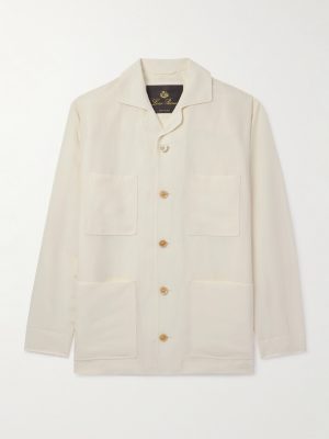 Joele Linen and Silk-Blend Overshirt Joele Linen and Silk-Blend Overshirt