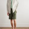Joele Linen and Silk-Blend Overshirt - OU Joele Linen and Silk-Blend Overshirt - OU