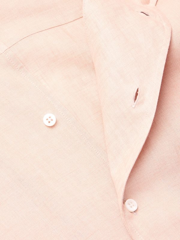 Federico Camp-Collar Linen Shirt - CU Federico Camp-Collar Linen Shirt - CU