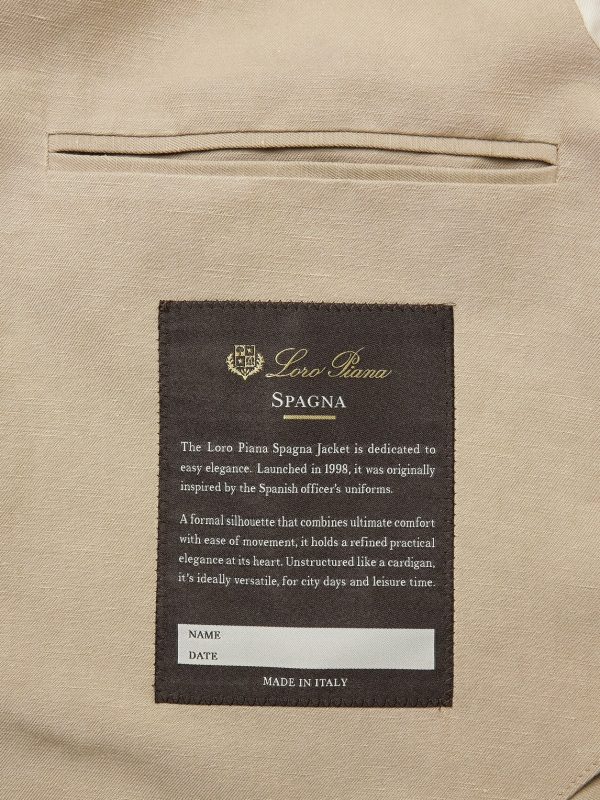 Spagna Unstructured Nehru-Collar Linen and Silk-Blend Twill Jacket - E1