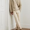 Spagna Unstructured Nehru-Collar Linen and Silk-Blend Twill Jacket - OU
