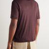 Valpiana Silk and Cotton-Blend Polo Shirt - BK Valpiana Silk and Cotton-Blend Polo Shirt - BK