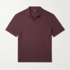 Valpiana Silk and Cotton-Blend Polo Shirt Valpiana Silk and Cotton-Blend Polo Shirt