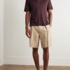 Valpiana Silk and Cotton-Blend Polo Shirt - OU Valpiana Silk and Cotton-Blend Polo Shirt - OU