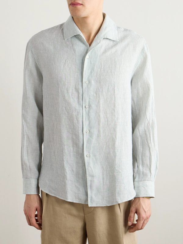 Raffaele Striped Linen Shirt - FR Raffaele Striped Linen Shirt - FR