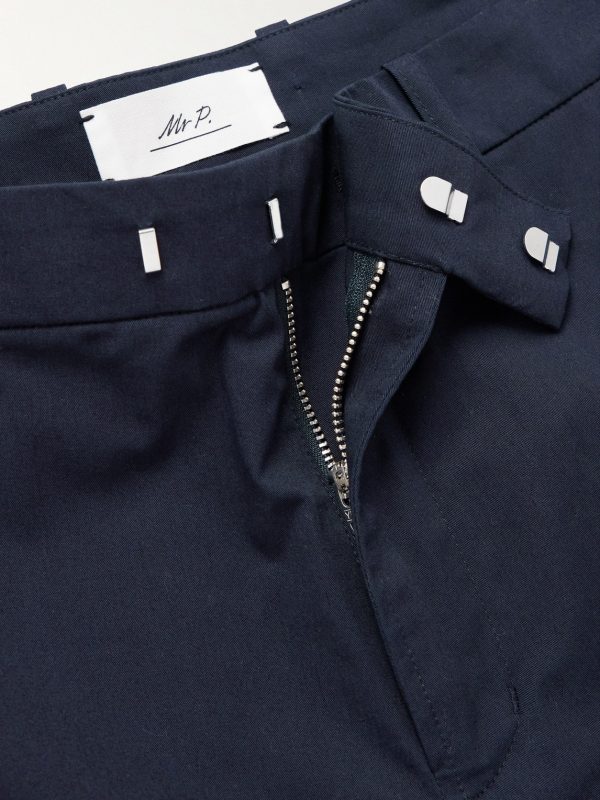 Straight-Leg Stretch Recycled Cotton-Blend Twill Golf Shorts - E1 Straight-Leg Stretch Recycled Cotton-Blend Twill Golf Shorts - E1