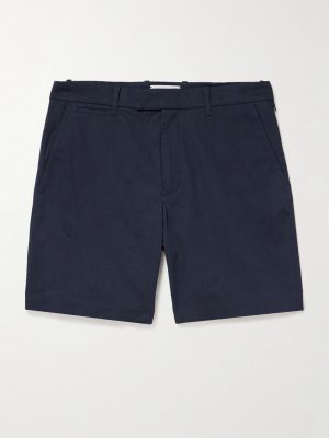 Straight-Leg Stretch Recycled Cotton-Blend Twill Golf Shorts