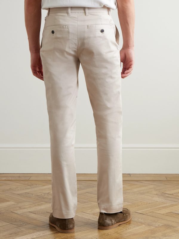Samuel Slim-Fit Straight-Leg Stretch-Cotton Golf Trousers - BK Samuel Slim-Fit Straight-Leg Stretch-Cotton Golf Trousers - BK