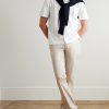 Samuel Slim-Fit Straight-Leg Stretch-Cotton Golf Trousers - OU Samuel Slim-Fit Straight-Leg Stretch-Cotton Golf Trousers - OU