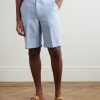 Straight-Leg Linen Shorts - FR Straight-Leg Linen Shorts - FR