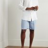 Straight-Leg Linen Shorts - OU Straight-Leg Linen Shorts - OU