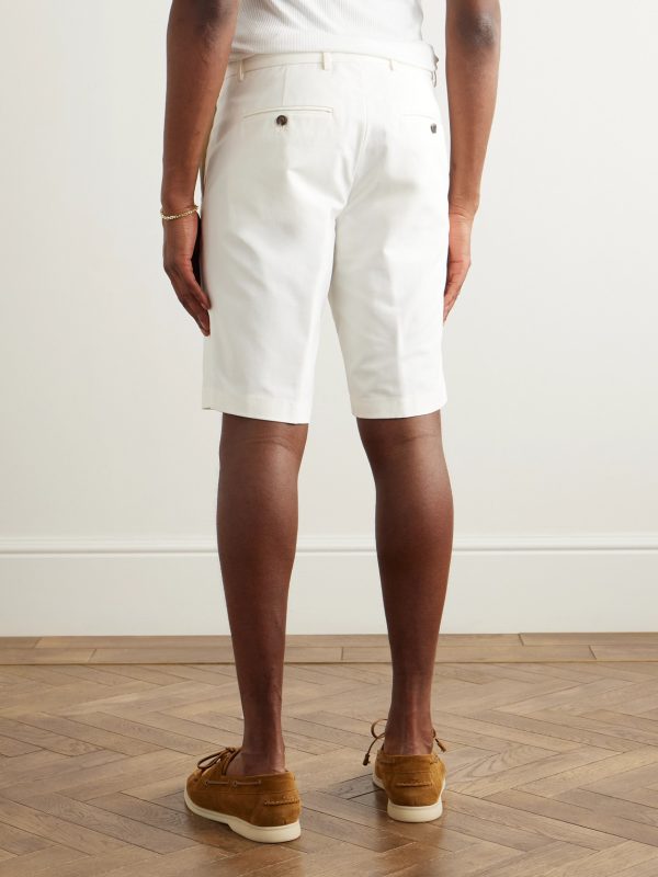 Jarno Straight-Leg Stretch-Cotton Bermuda Shorts - BK Jarno Straight-Leg Stretch-Cotton Bermuda Shorts - BK