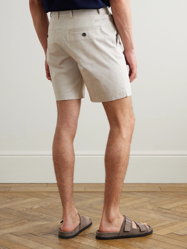 Straight-Leg Stretch Recycled Cotton-Blend Twill Golf Shorts - BK Straight-Leg Stretch Recycled Cotton-Blend Twill Golf Shorts - BK