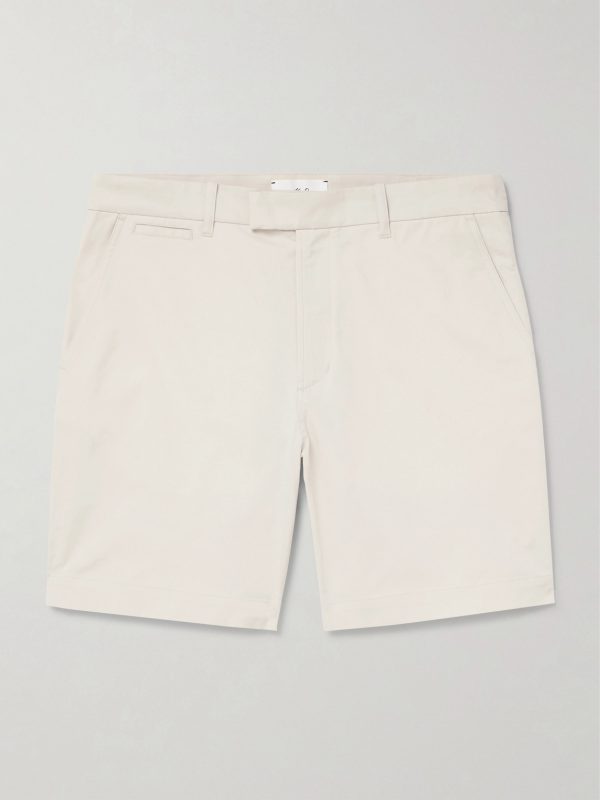 Straight-Leg Stretch Recycled Cotton-Blend Twill Golf Shorts Straight-Leg Stretch Recycled Cotton-Blend Twill Golf Shorts