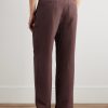 Maryln Straight-Leg Linen and Silk-Blend Trousers - BK Maryln Straight-Leg Linen and Silk-Blend Trousers - BK