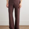 Maryln Straight-Leg Linen and Silk-Blend Trousers - FR Maryln Straight-Leg Linen and Silk-Blend Trousers - FR