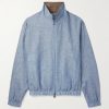 Reversible Linen Bomber Jacket Reversible Linen Bomber Jacket