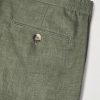 Nolan Straight-Leg Linen Shorts - CU Nolan Straight-Leg Linen Shorts - CU